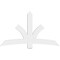 Ekena Millwork Davenport Architectural Grade PVC Gable Bracket, 72"W x 42"H x 2"D x 6"F, 14/12 Pitch GBP072X42X0206DAV00 - alternate 3
